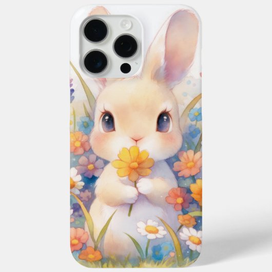 ウサギのブーケ Case-Mate iPhoneケース (裏面)