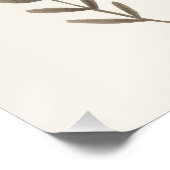 ウサギのプリント, かわいいボヘミアンの子供部屋の壁アート ポスター (コーナー)