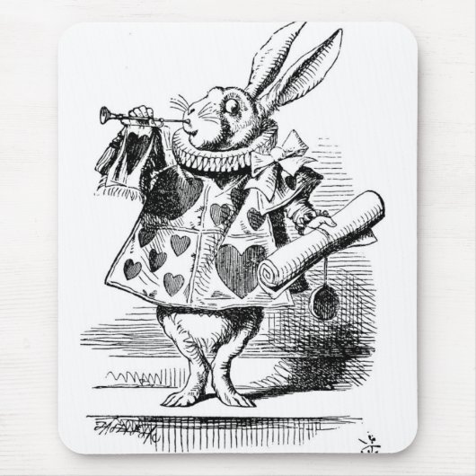 ウサギのマウスパッド マウスパッド (正面)