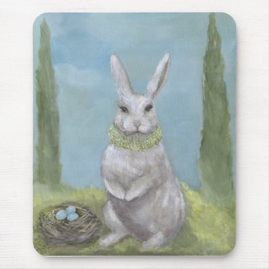 ウサギのマウスパッド マウスパッド (正面)