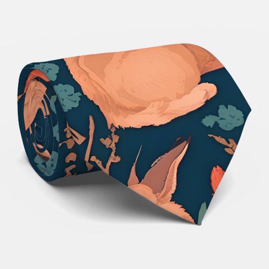 ウサギのモザイクカラフルパタパーソナライズされたーン ネクタイ (ロール)