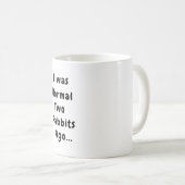 ウサギのユーモアのコーヒーマグ コーヒーマグカップ (正面右)