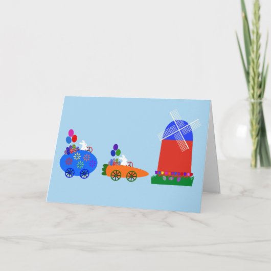 ウサギのレースカー #1 カード (正面)