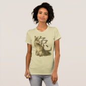 ウサギの中国のな年 Tシャツ (正面フル)