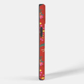 ウサギの休日の赤の月の正月 Case-Mate iPhoneケース (裏面 / 右)