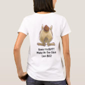 ウサギの動物のトップ Tシャツ (裏面)