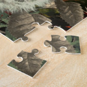 ウサギの動物の野生動物 ジグソーパズル (側面)