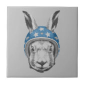 ウサギの向こう見ず タイル (正面)