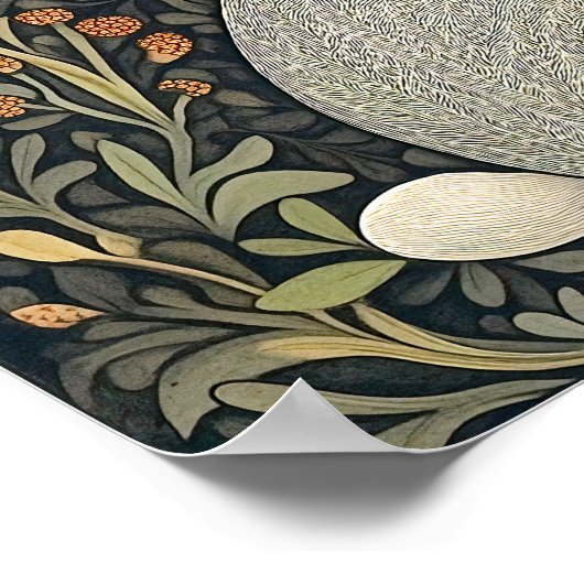 ウサギの壁画野生動物ポスター ポスター (角)