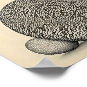 ウサギの壁画野生動物ポスター ポスター (角)