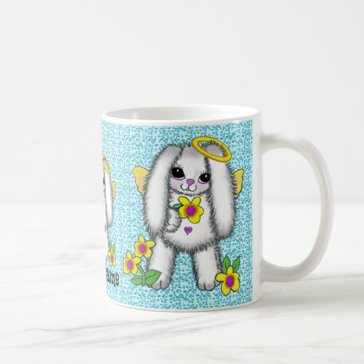 ウサギの天使マグカップ コーヒーマグカップ (右)