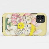 ウサギの女の子+男の子 Case-Mate iPhoneケース (裏面(横))