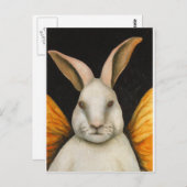 ウサギの妖精 ポストカード (正面/裏面)
