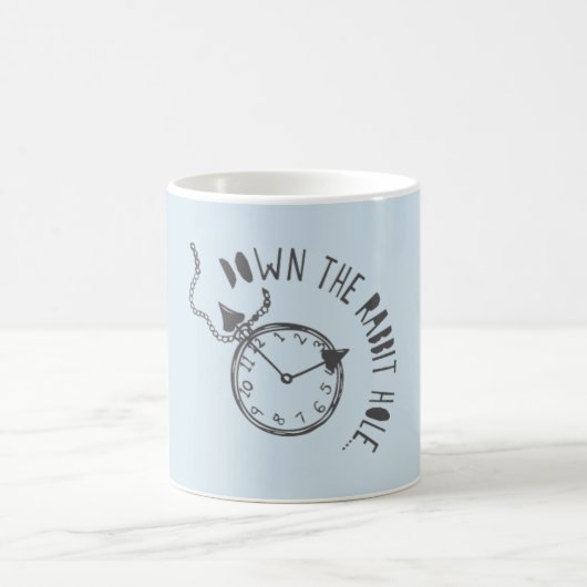 ウサギの巣穴のマグの下 コーヒーマグカップ (中央)