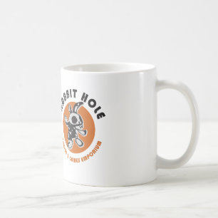 ウサギの巣穴のマグ コーヒーマグカップ