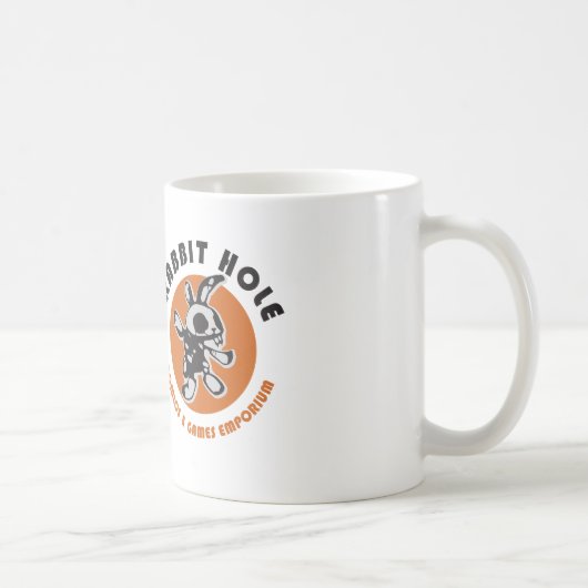 ウサギの巣穴のマグ コーヒーマグカップ (右)