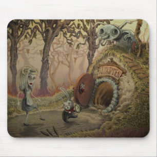 "ウサギの巣穴の下で"のmousepad マウスパッド