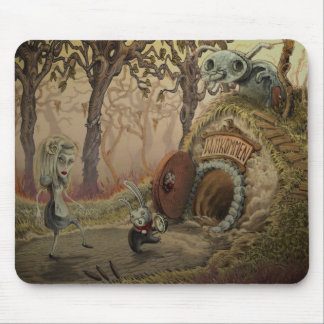 "ウサギの巣穴の下で"のmousepad マウスパッド