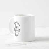 ウサギの巣穴の下 コーヒーマグカップ (正面左)