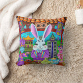 ウサギの年 クッション (ブランケット)