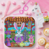 ウサギの年 ペーパープレート (パーティー)