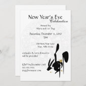 ウサギの年 招待状 (正面/裏面)