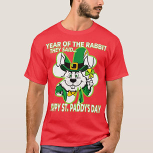 ウサギの年St paddys day Tシャツ