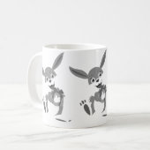 ウサギの幸せマグカップ コーヒーマグカップ (正面左)