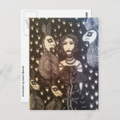 ウサギの愛 ポストカード (正面/裏面)