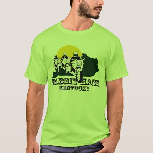 ウサギの挽肉料理の乗車のTシャツ Tシャツ (正面)