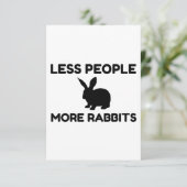 ウサギの数が少なおもしろいい サンキューカード (スタンド正面)