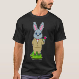 ウサギの新郎スーツ 結婚式 Tシャツ