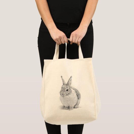 ウサギの日 トートバッグ (正面(商品))