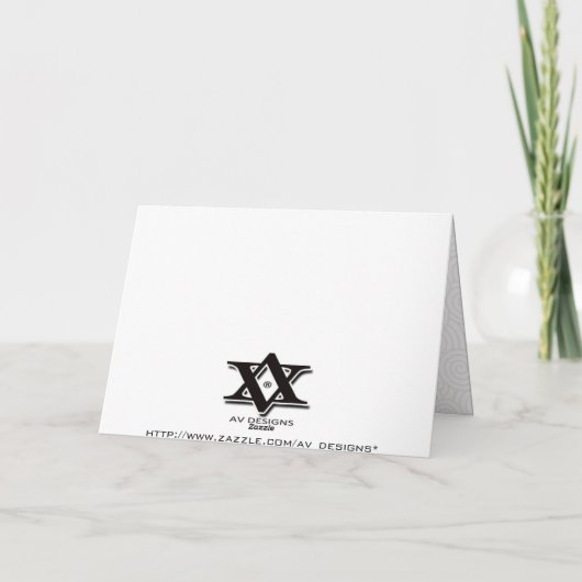 ウサギの旧正月の黒く及び白い年 シーズンカード (裏面)