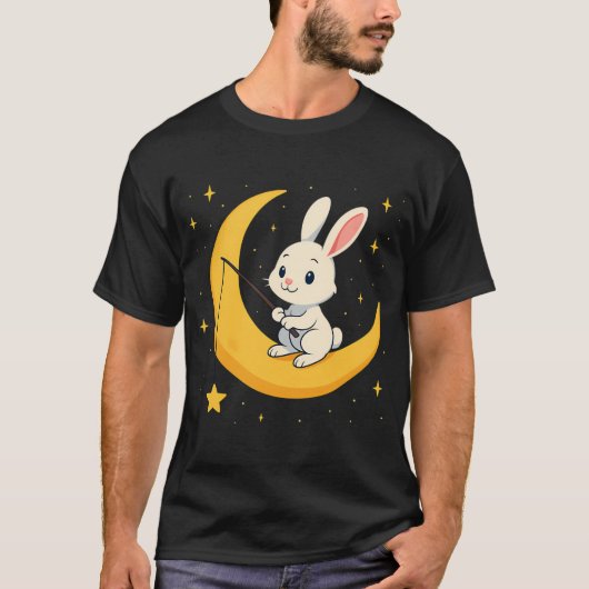 ウサギの月の狩り Tシャツ (正面)