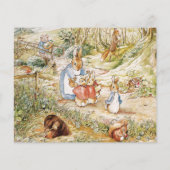 ウサギの森の友人ピーターが祈る (裏面)