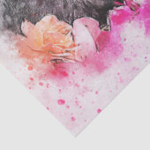 ウサギの水の色のデコページティッシュペーパー 薄葉紙 (詳細)