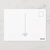 ウサギの水彩画 ポストカード (裏面)