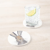 ウサギの水色 コースター (側面)