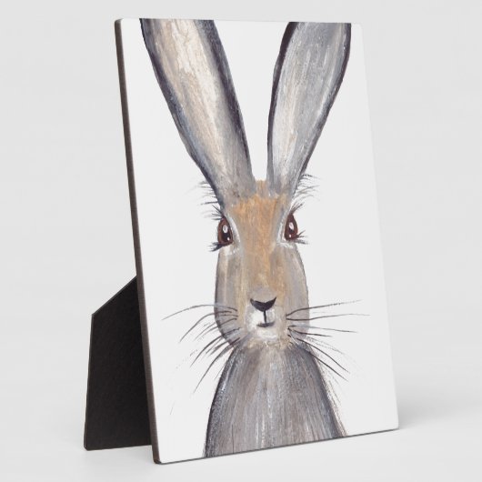 ウサギの水色 フォトプラーク (側面)