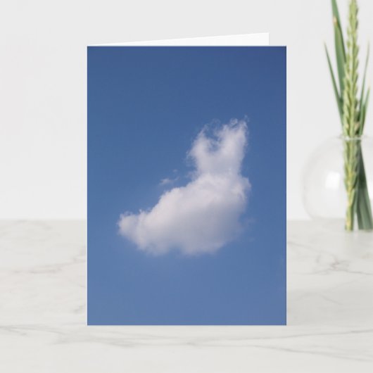 ウサギの浮遊物 カード (正面)