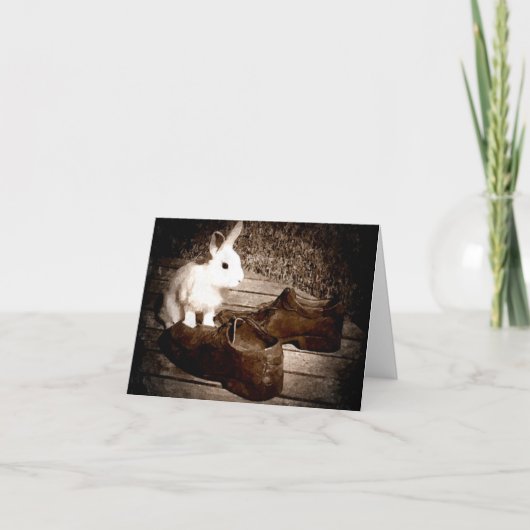 ウサギの父の日カード カード (正面)