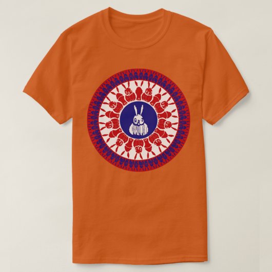 ウサギの目 Tシャツ (デザイン正面)