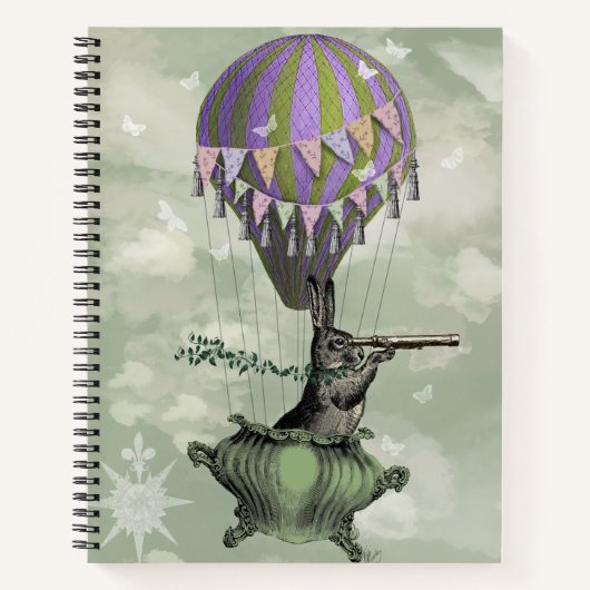 ウサギの移動 ノートブック (正面)