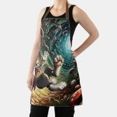 ウサギの穴に落ちるパニック状態のバニー エプロン (インサイチュ)