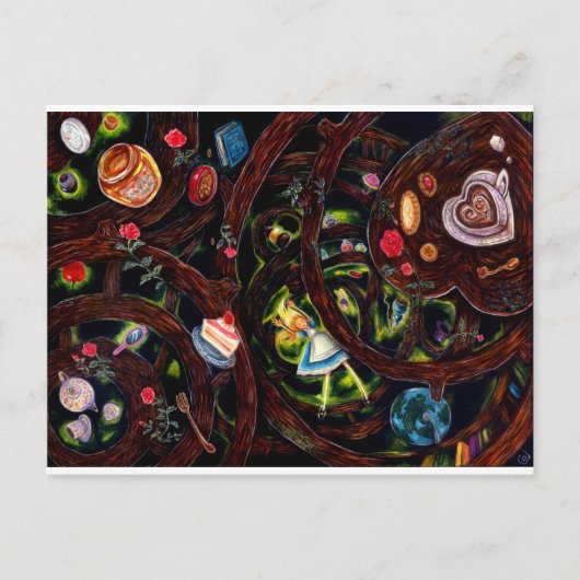 ウサギの穴 ポストカード (正面)