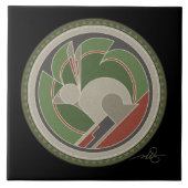 ウサギの精神 タイル (正面)