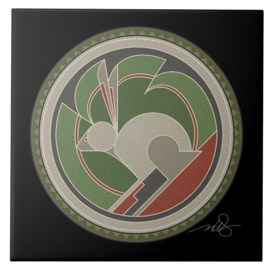 ウサギの精神 タイル (正面)