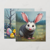 ウサギの耳をしたオポッサム シーズンカード (正面/裏面)