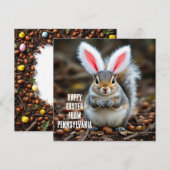 ウサギの耳を持つ東の灰色リス シーズンカード (正面/裏面)